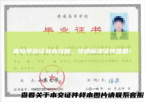青岛导游证补办攻略，快速解决证件难题！