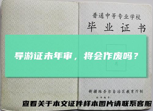 导游证未年审，将会作废吗？
