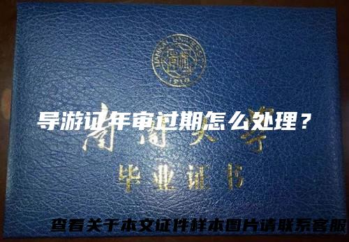 导游证年审过期怎么处理？