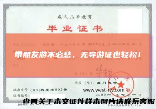 带朋友游不必愁,无导游证也轻松!