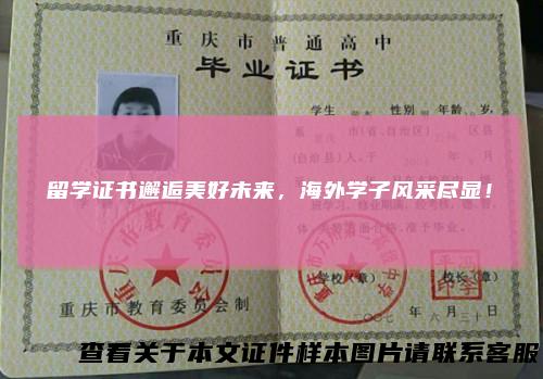 留学证书邂逅美好未来,海外学子风采尽显!