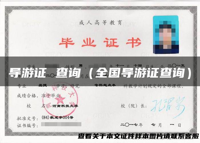 导游证 查询（全国导游证查询）
