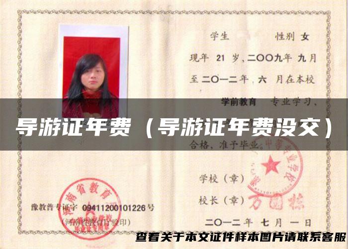 导游证年费（导游证年费没交）