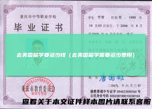 去美国留学要多少钱（去美国留学需要多少费用）