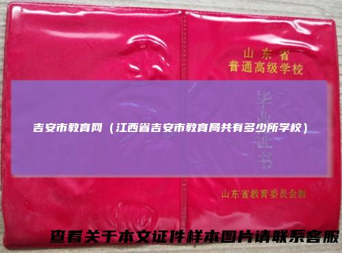 吉安市教育网（江西省吉安市教育局共有多少所学校）