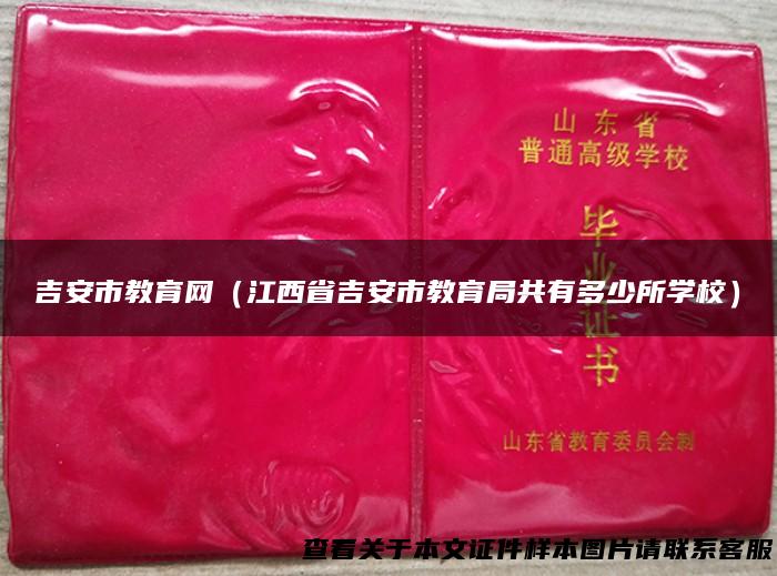吉安市教育网（江西省吉安市教育局共有多少所学校）