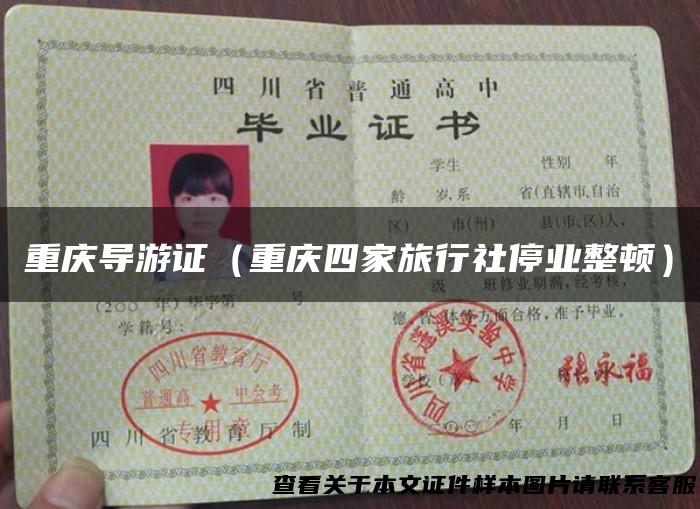 重庆导游证（重庆四家旅行社停业整顿）