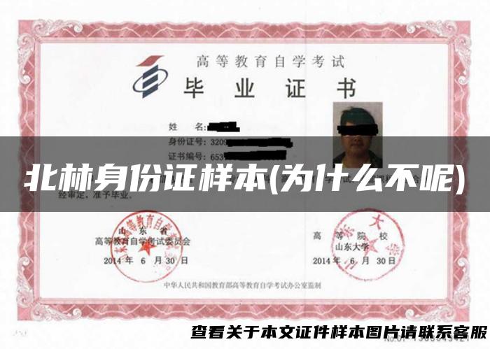 北林身份证样本(为什么不呢)