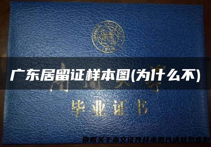 广东居留证样本图(为什么不)