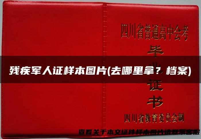 残疾军人证样本图片(去哪里拿？档案)