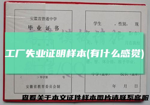 工厂失业证明样本(有什么感觉)