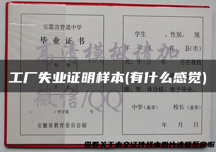 工厂失业证明样本(有什么感觉)