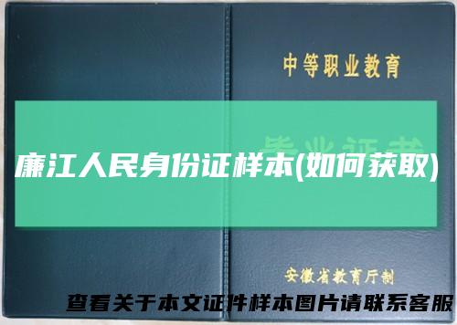 廉江人民身份证样本(如何获取)
