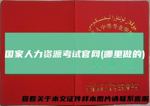 国家人力资源考试官网(哪里做的)