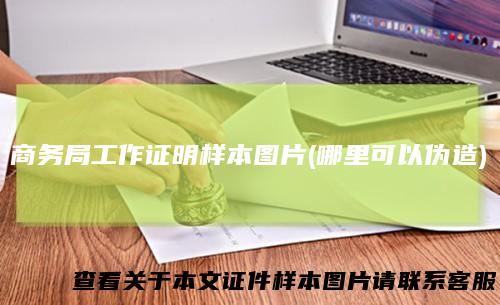 商务局工作证明样本图片(哪里可以伪造)