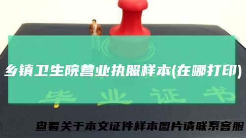 乡镇卫生院营业执照样本(在哪打印)