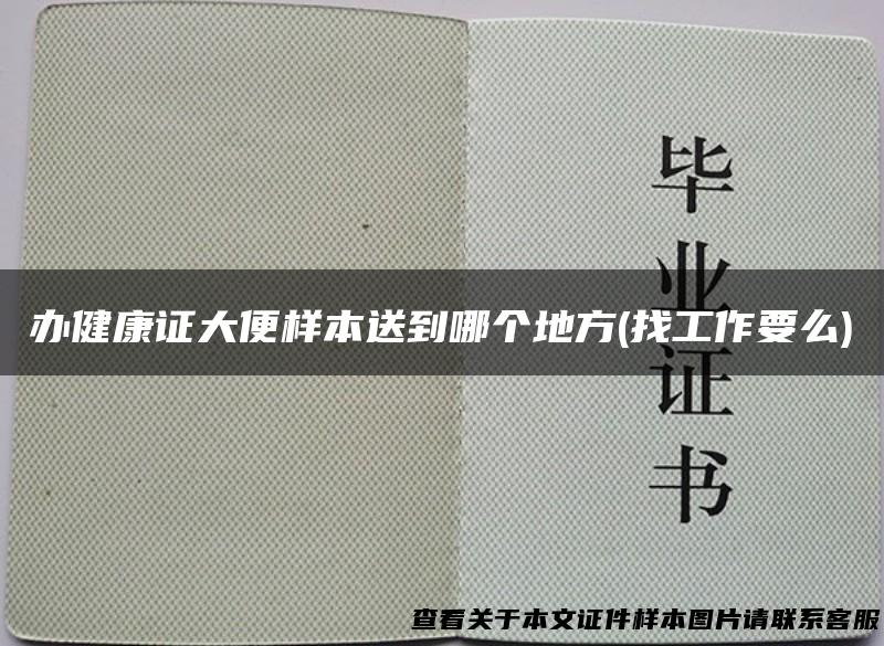 办健康证大便样本送到哪个地方(找工作要么)