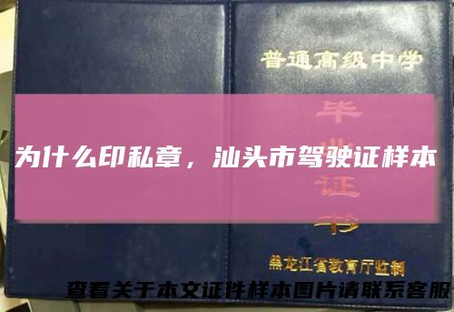 为什么印私章，汕头市驾驶证样本