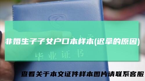 非婚生子子女户口本样本(迟拿的原因)
