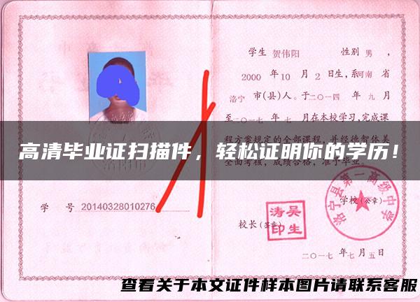 高清毕业证扫描件，轻松证明你的学历！