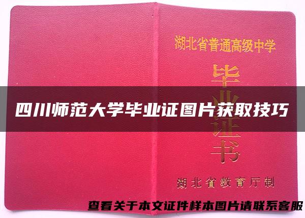 四川师范大学毕业证图片获取技巧