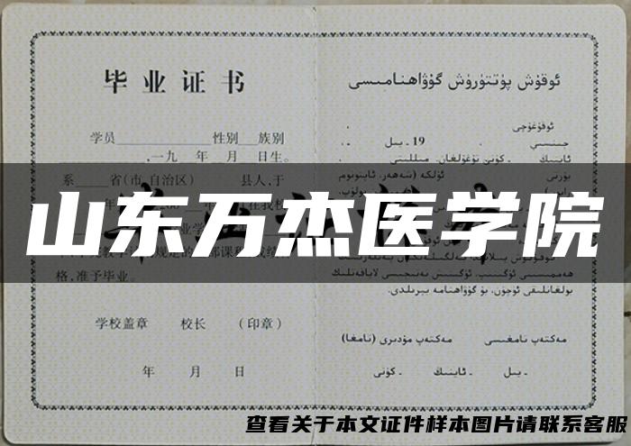 山东万杰医学院
