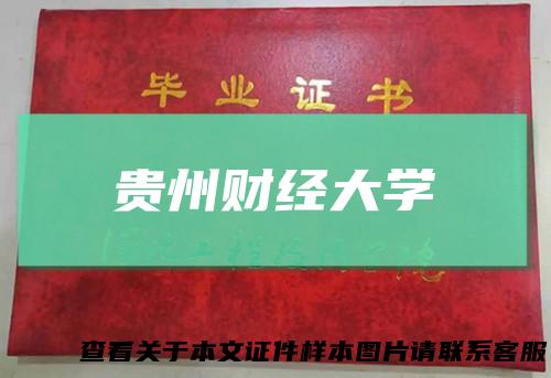 贵州财经大学