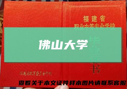 佛山大学