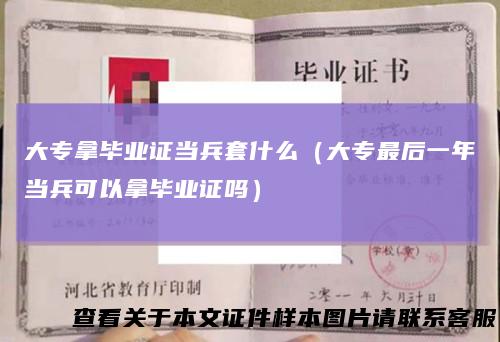 大专拿毕业证当兵套什么(大专最后一年当兵可以拿毕业证吗)