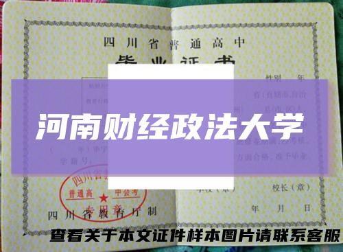 河南财经政法大学