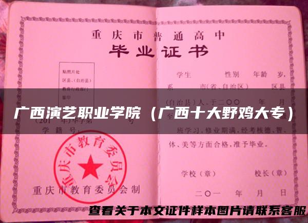 广西演艺职业学院（广西十大野鸡大专）