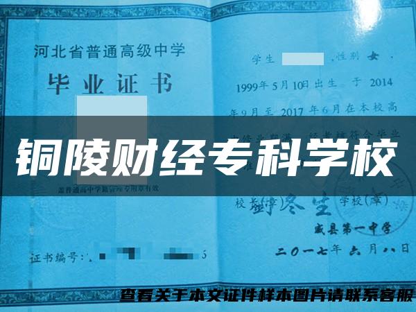 铜陵财经专科学校