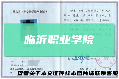 临沂职业学院