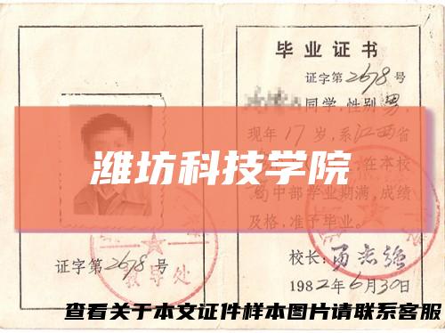 潍坊科技学院