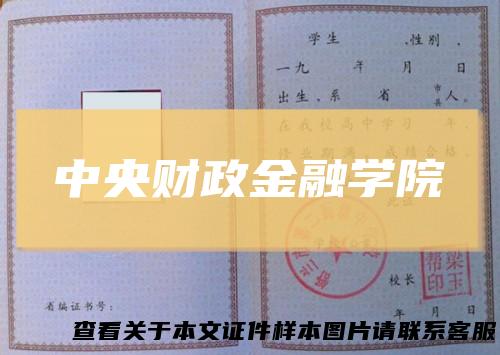 中央财政金融学院
