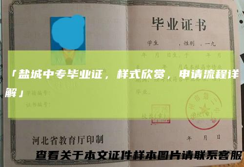 「盐城中专毕业证，样式欣赏，申请流程详解」
