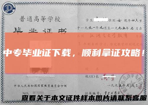 中专毕业证下载,顺利拿证攻略!