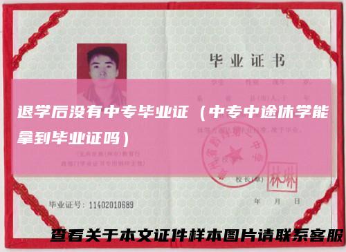 退学后没有中专毕业证（中专中途休学能拿到毕业证吗）