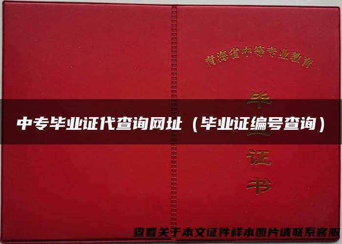 中专毕业证代查询网址（毕业证编号查询）