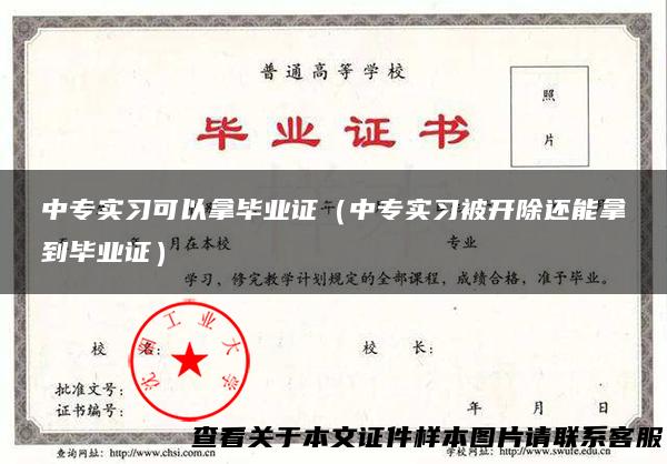 中专实习可以拿毕业证（中专实习被开除还能拿到毕业证）