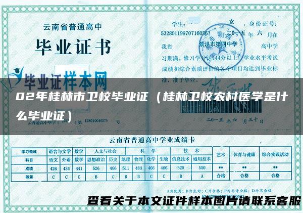 02年桂林市卫校毕业证（桂林卫校农村医学是什么毕业证）