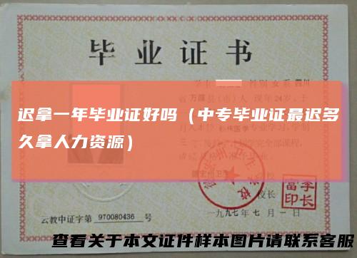 迟拿一年毕业证好吗（中专毕业证最迟多久拿人力资源）