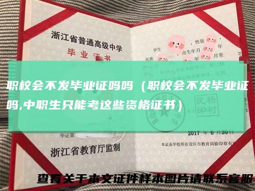 职校会不发毕业证吗吗（职校会不发毕业证吗,中职生只能考这些资格证书）
