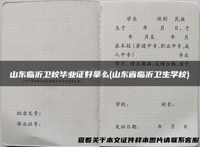 山东临沂卫校毕业证好拿么(山东省临沂卫生学校)