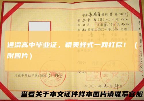 通渭高中毕业证，精美样式一网打尽！（附图片）