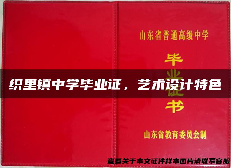 织里镇中学毕业证，艺术设计特色