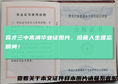 育才三中高清毕业证图片，珍藏人生难忘瞬间！
