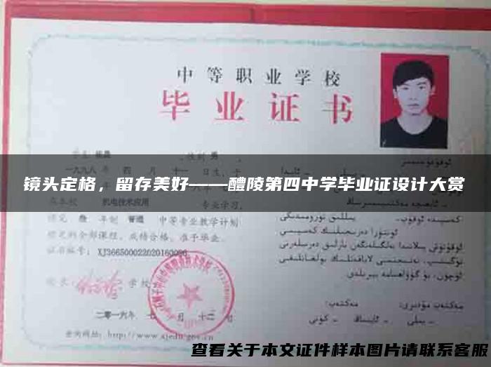 镜头定格，留存美好——醴陵第四中学毕业证设计大赏