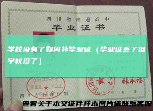 学校没有了如何补毕业证（毕业证丢了但学校没了）