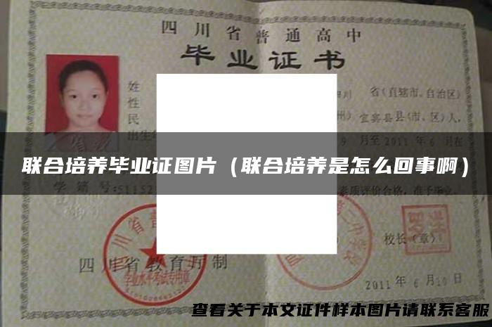 联合培养毕业证图片（联合培养是怎么回事啊）